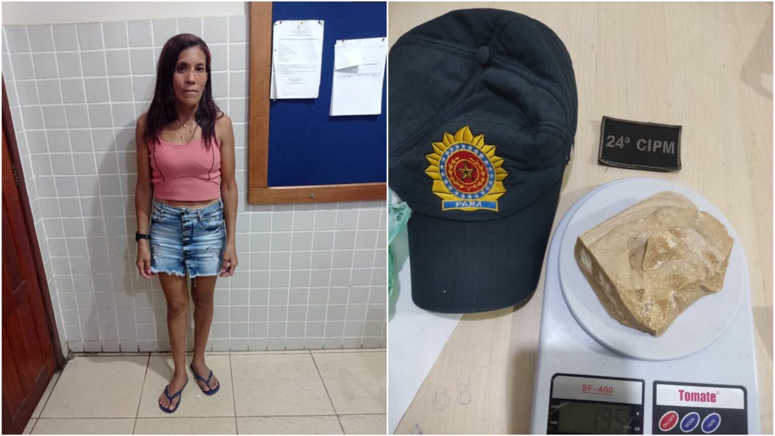 Mulher joga bolsa com drogas em telhado de residência em Itupiranga
