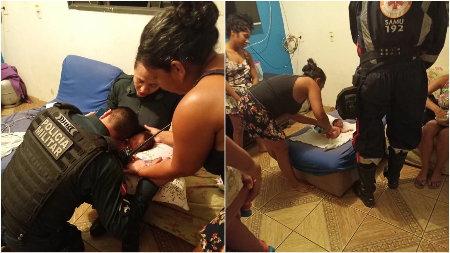 Policiais militares salvam bebê engasgado com leite em Marabá