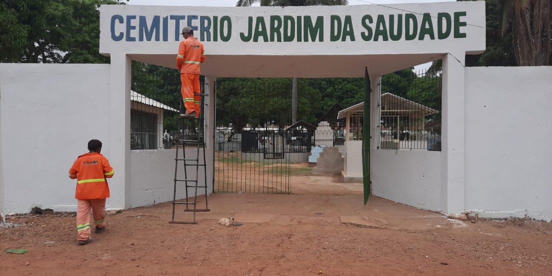 Cemitérios de Marabá passam por manutenção para o Dia de Finados