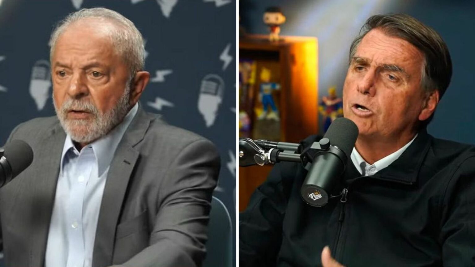 Lula e Bolsonaro disputam popularidade em podcasts