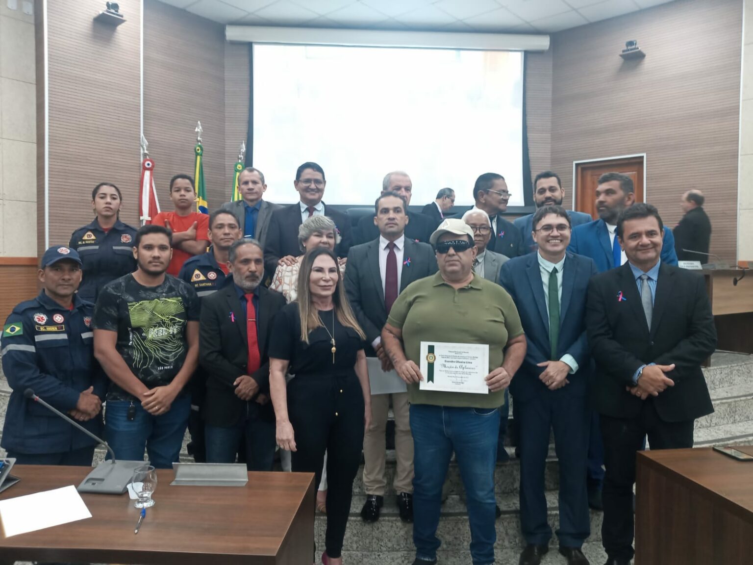 Evandro Cegão recebe moção de aplausos na Câmara de Marabá