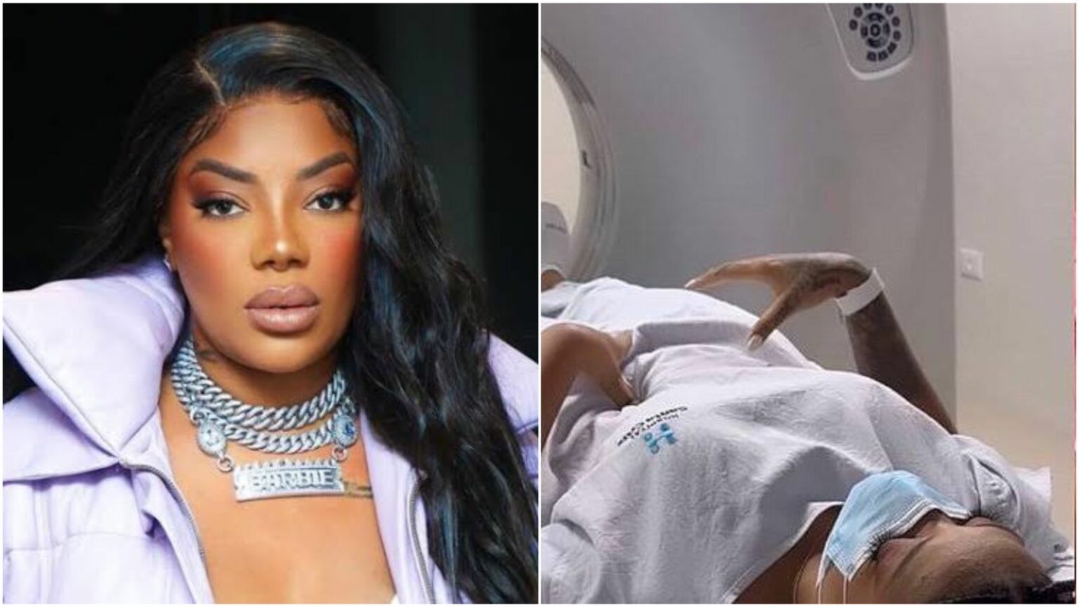 Ludmilla passa mal em show e vai parar em hospital
