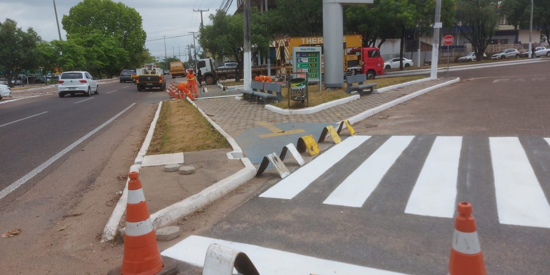 Marabá investe em nova sinalização de trânsito