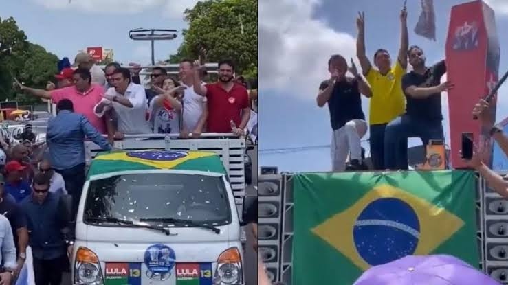 VÍDEO: Helder Barbalho e Éder Mauro trocam xingamentos nas ruas de Ananindeua