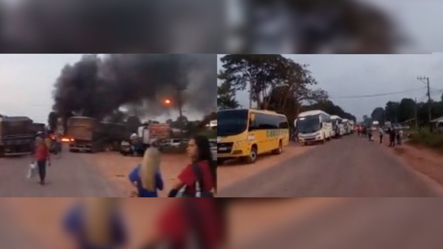 Caminhoneiros bloqueiam rodovias federais no Pará