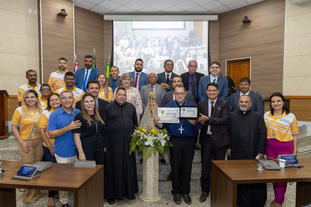 Imagem de Nossa Senhora de Nazaré visita Câmara Municipal de Marabá