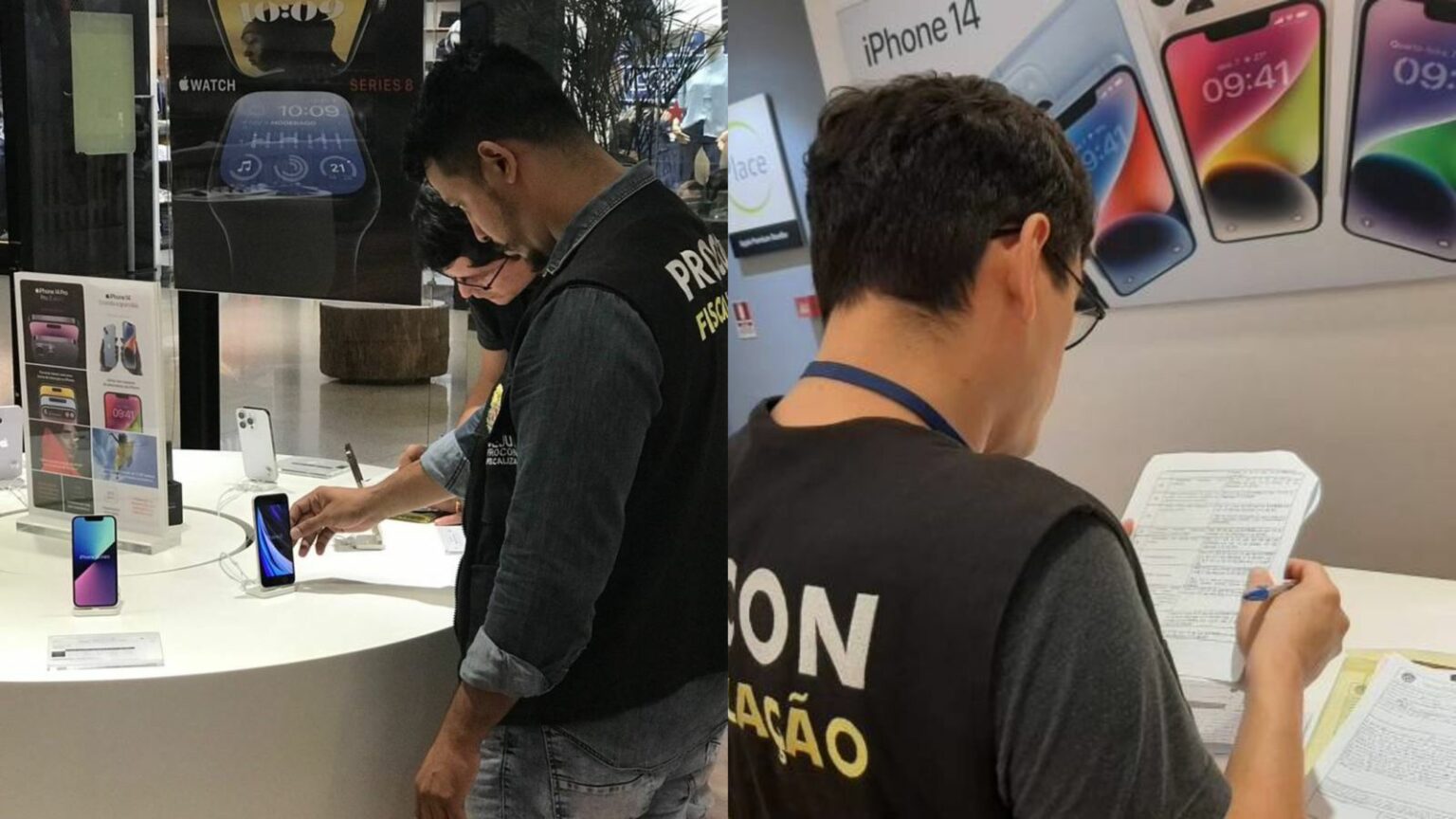 Procon fiscaliza loja da Apple após denúncia de venda casada
