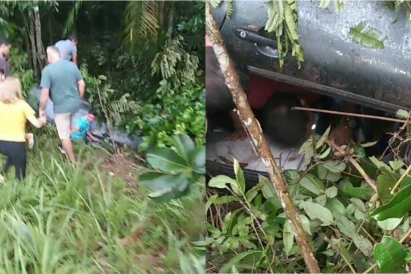 Carro capota no nordeste do Pará