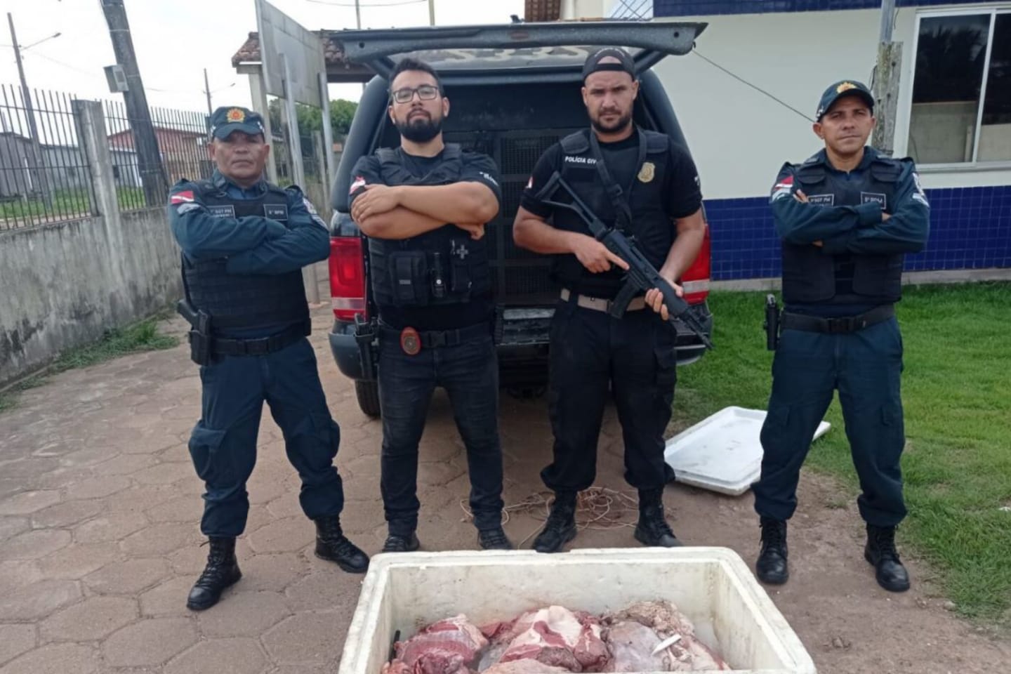 Polícia apreende 80 kg de carne sem procedência na Ilha do Marajó