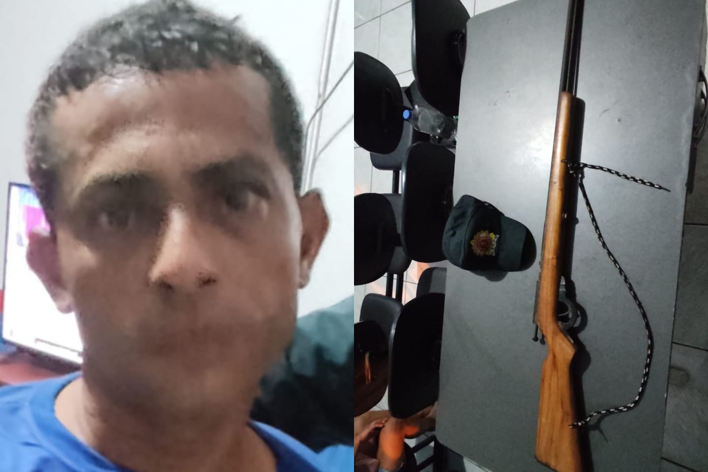 Homem é preso após ameaçar companheira de morte em Itupiranga
