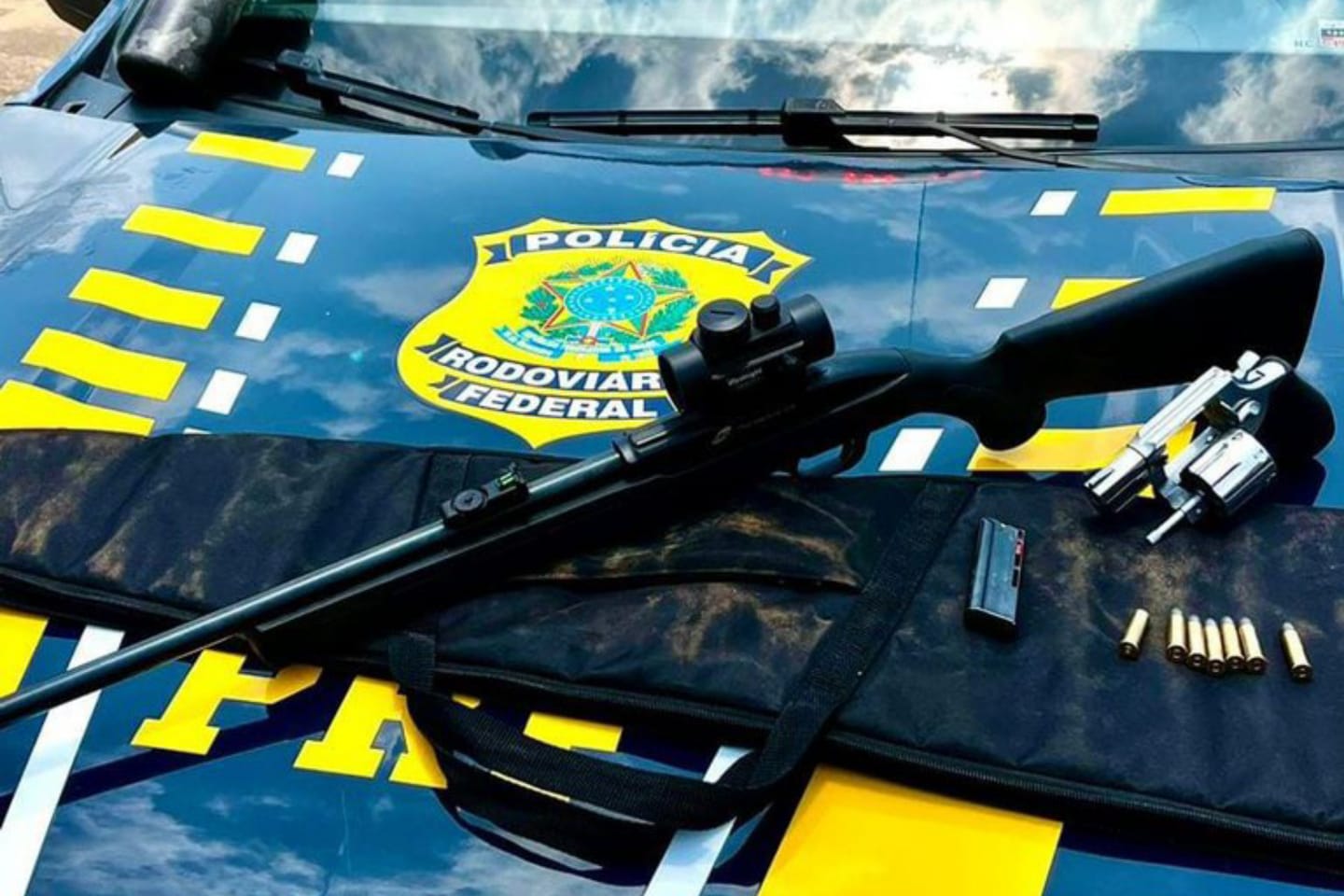 PRF apreende armas de fogo e munições em Itupiranga