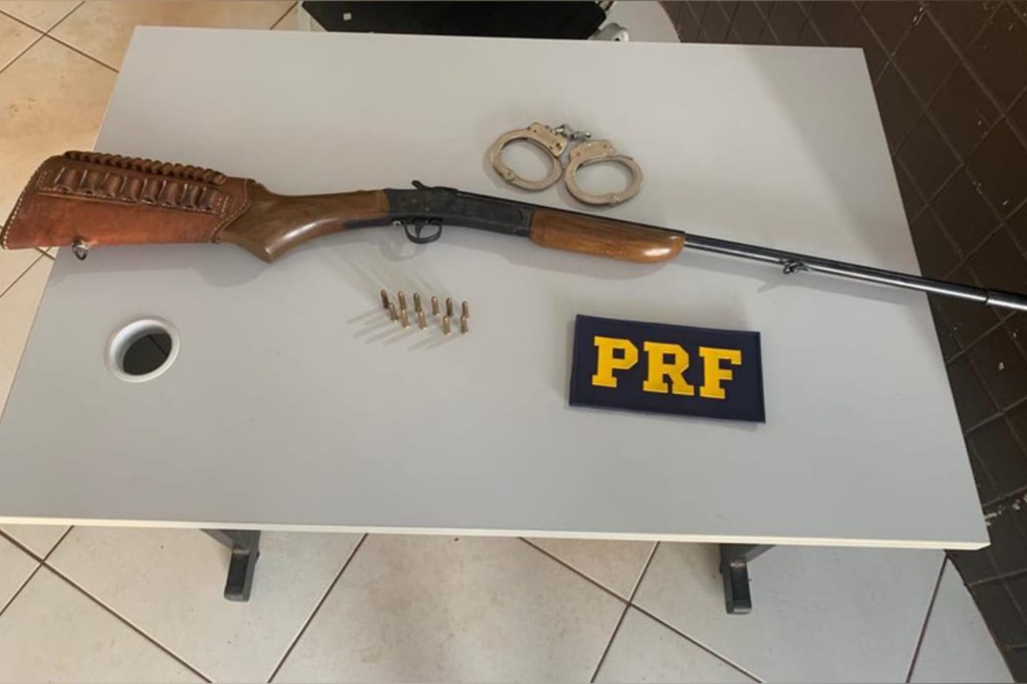 PRF apreende arma de fogo e munições no Pará