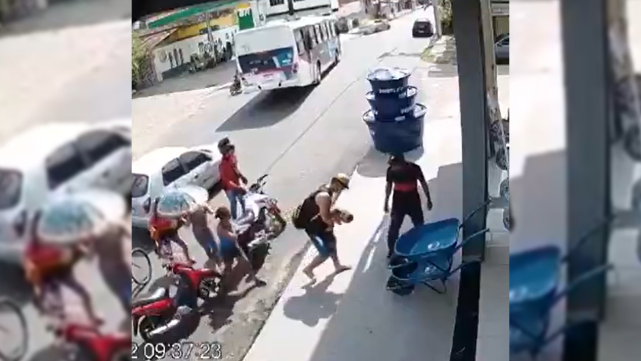 Vídeo: câmera de segurança registra bebê sendo salvo na rua no interior do Pará