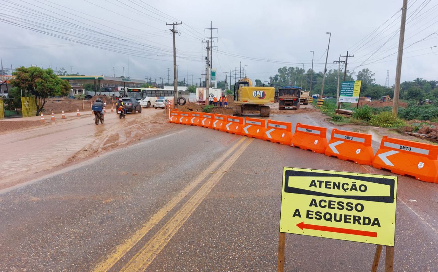 BR-222 sofre desvio em Marabá para execução de obras de drenagem