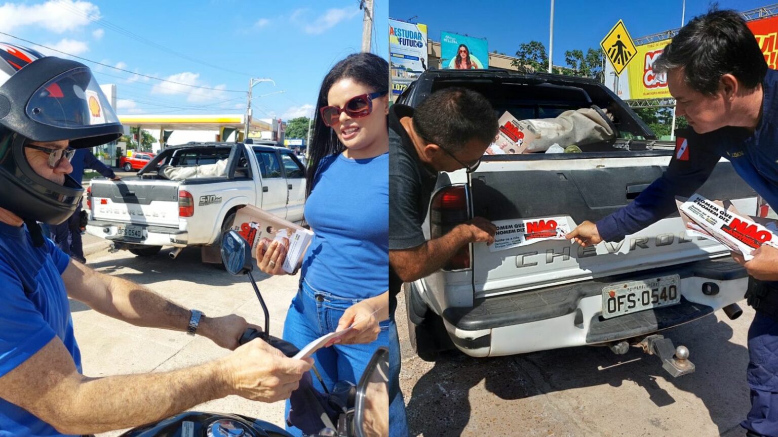 Patrulha Maria da Penha promove blitz educativa em Marabá