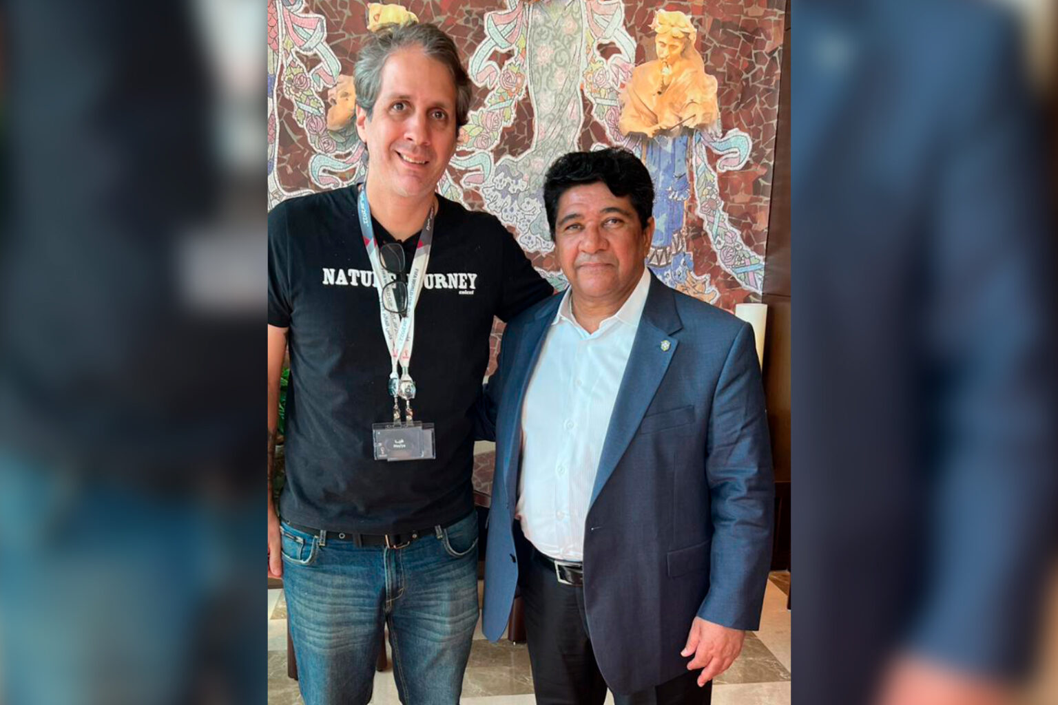 Presidente da FPF acompanha o Brasil na Copa do Mundo