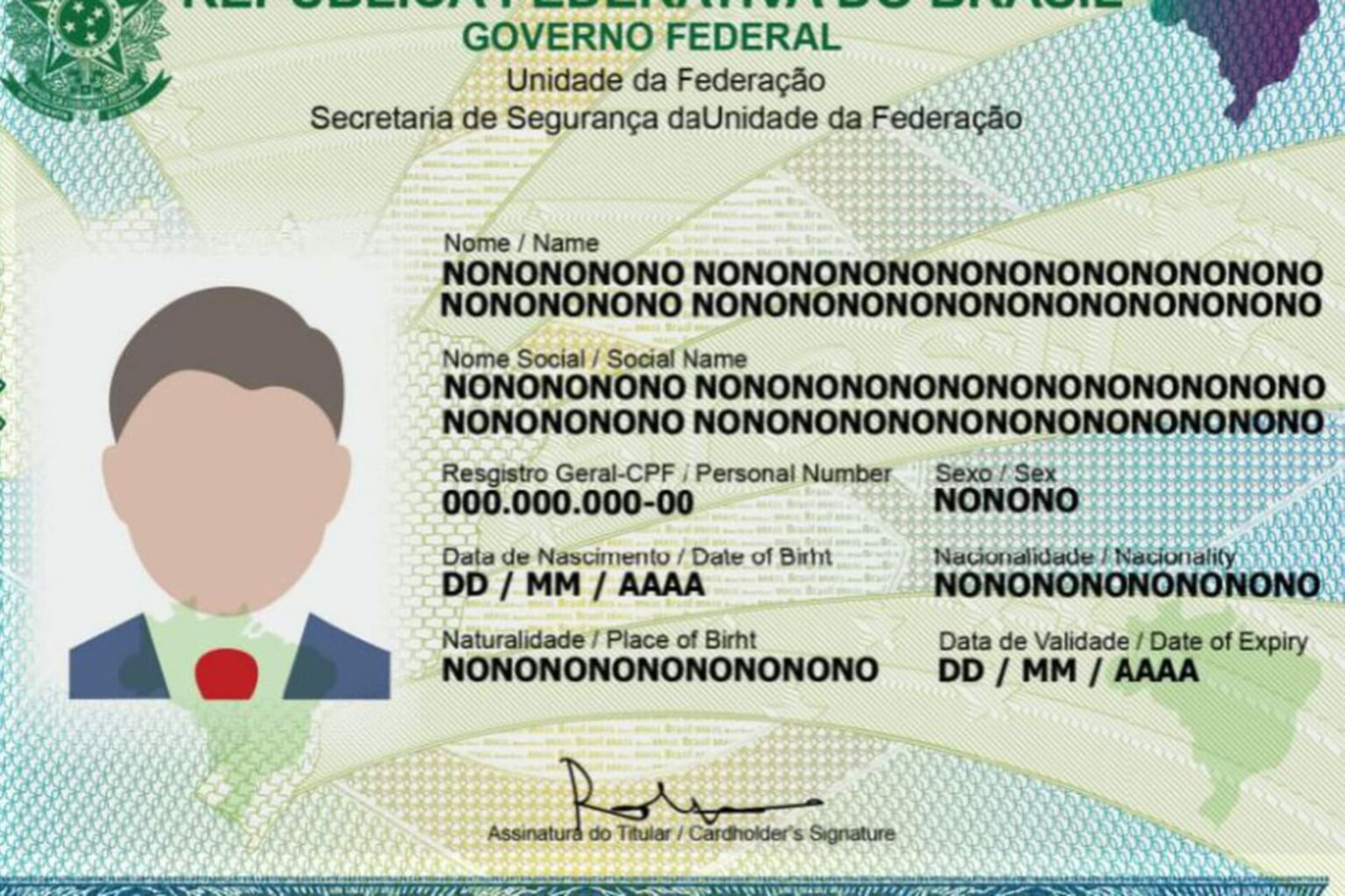 Governo publica regras de emissão da nova carteira de identidade