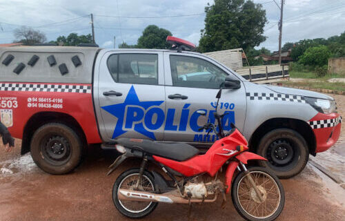 Motocicleta furtada é apreendida pela segunda vez no sul do Pará
