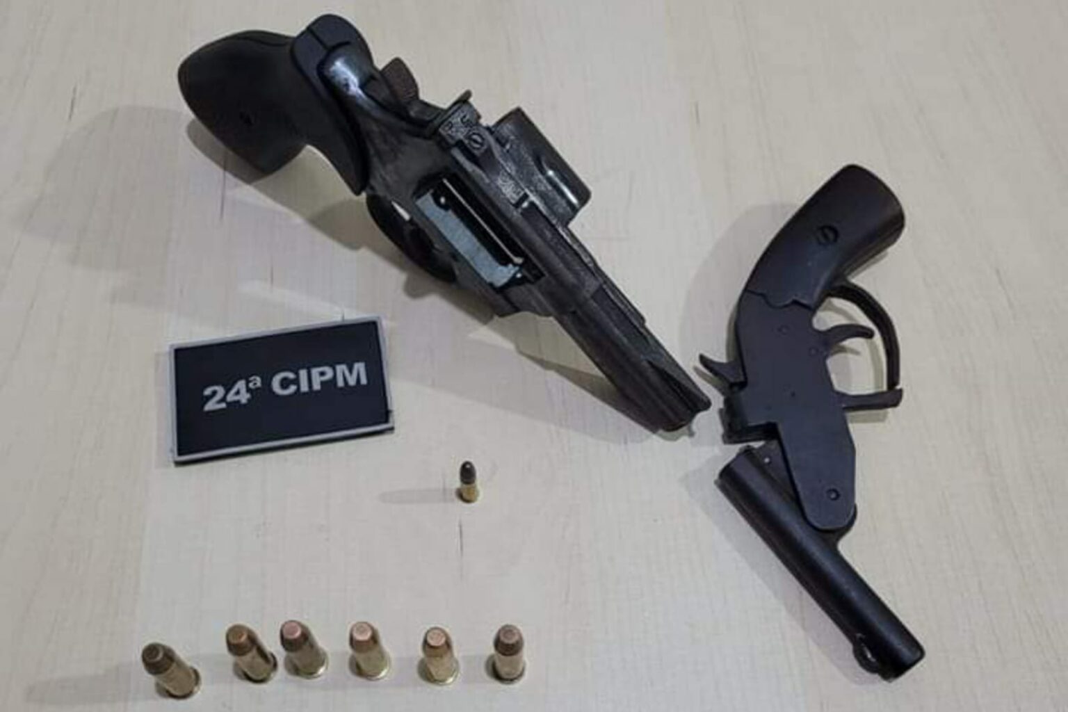 PM apreende duas armas de fogo na zona rural de Itupiranga
