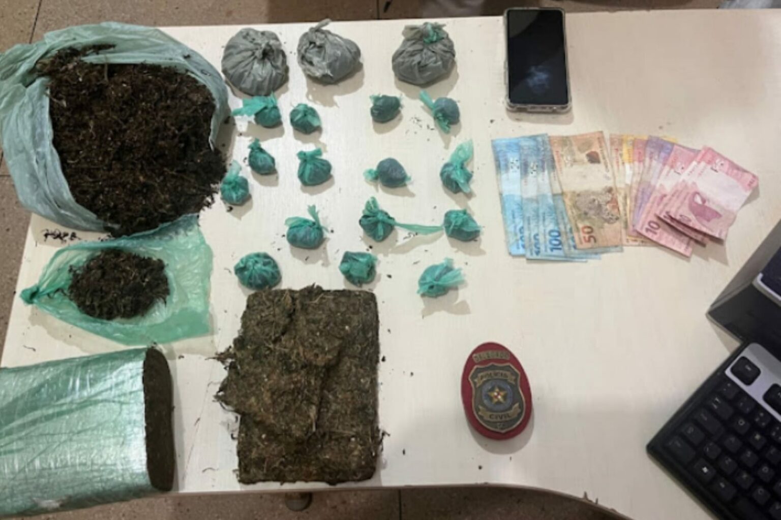 Mulher é presa em operação contra o tráfico de drogas no sudeste do Pará