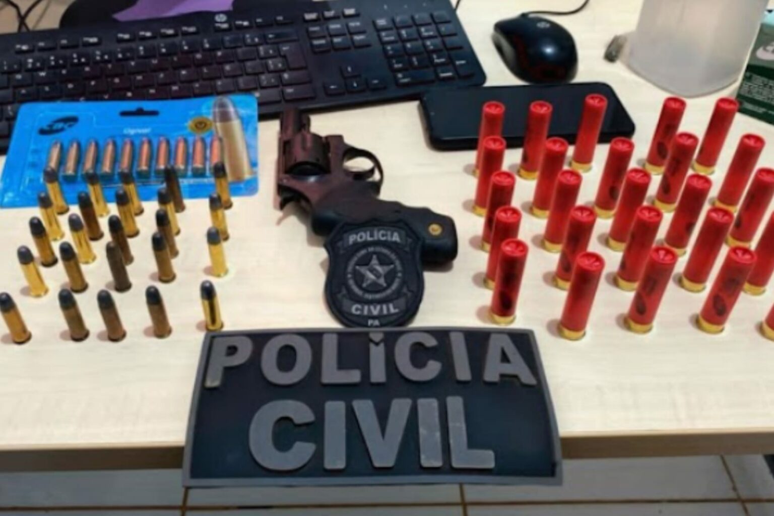 PC prende homem em flagrante por posse ilegal de arma de fogo no Pará