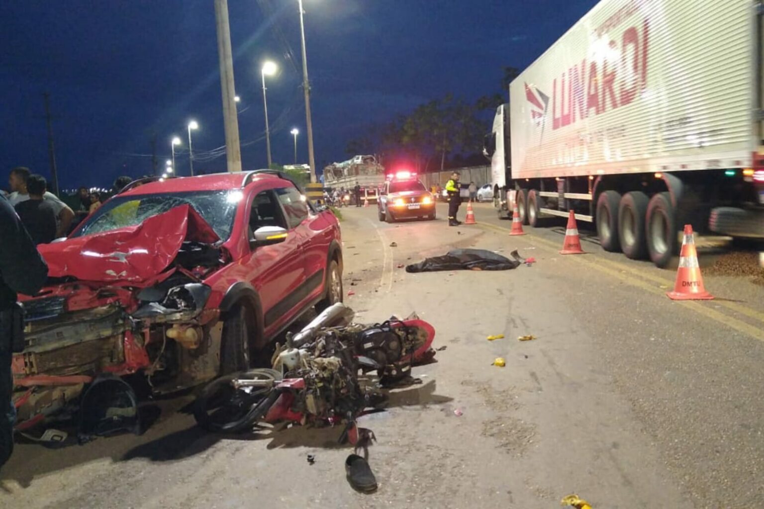 Grave acidente deixa uma pessoa morta e outra ferida em Marabá