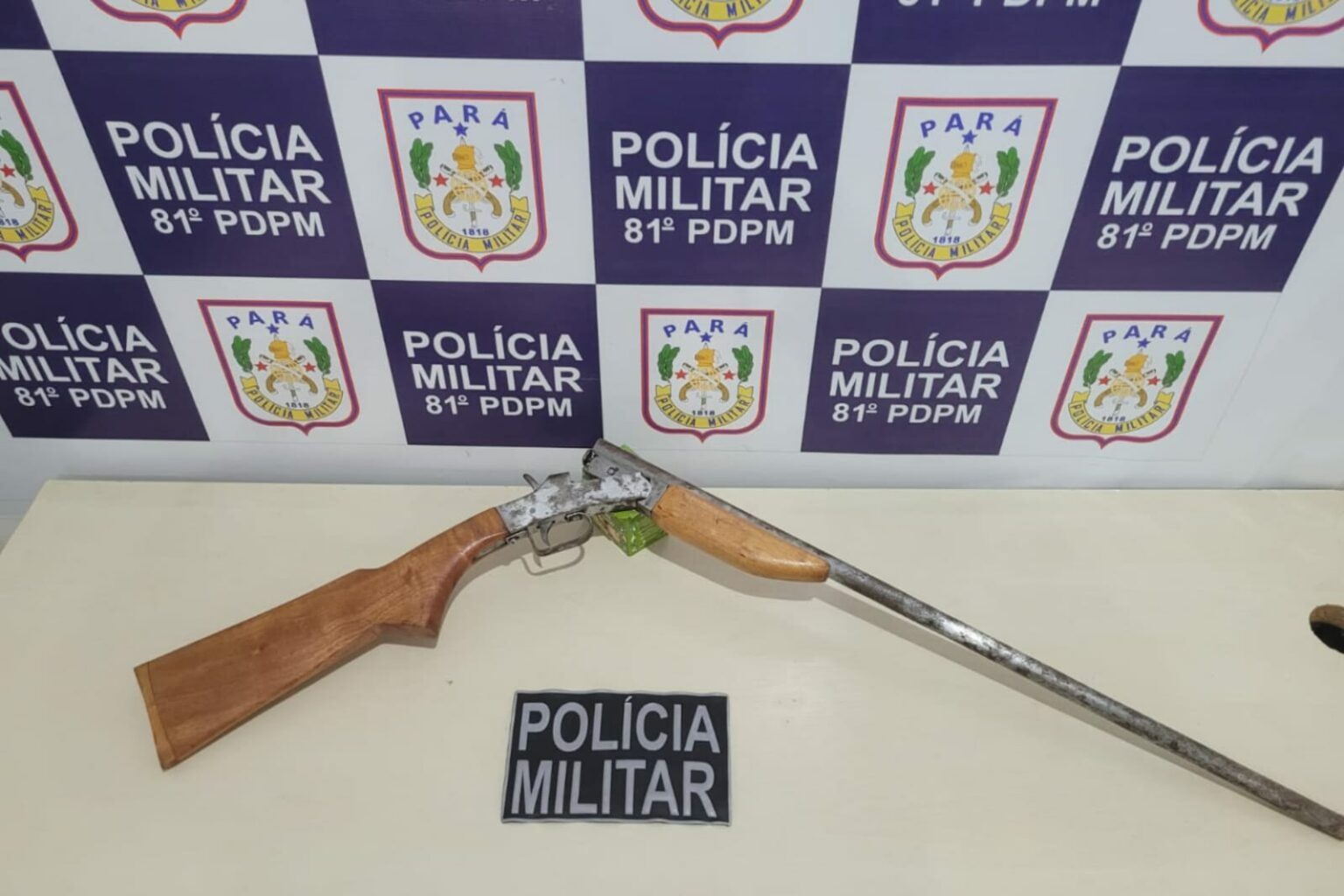 Polícia apreende arma de filho que ameaçava matar a mãe no Pará