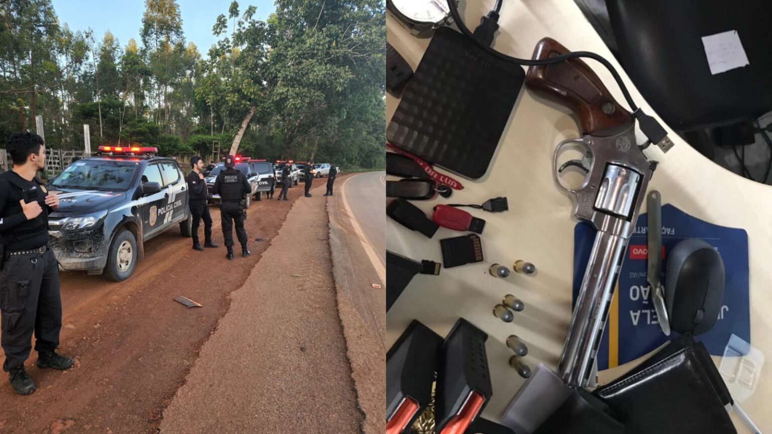 Operação apreende arsenal de armas e munições no sudeste do Pará