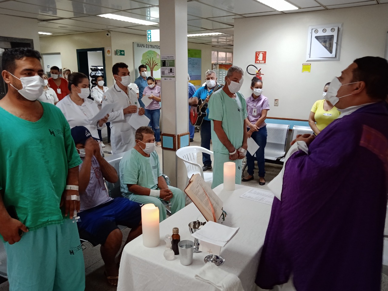 Com missa, música e teatro, Hospital Regional de Marabá celebra o Natal