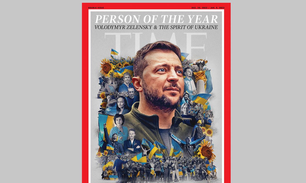 Revista Time escolhe Zelensky como personalidade do ano