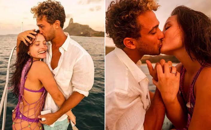 Larissa Manoela anuncia noivado com André Luiz Frambach: “Pra vida”