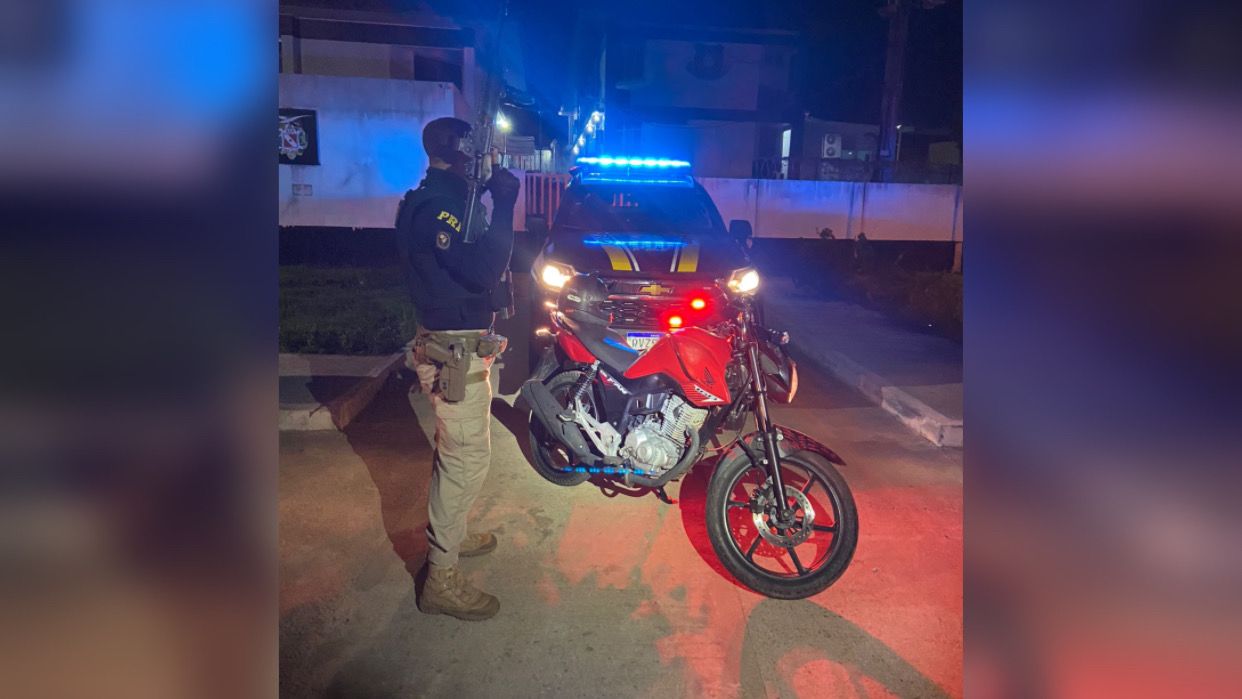Polícia Militar apreende motocicleta adulterada em Marabá