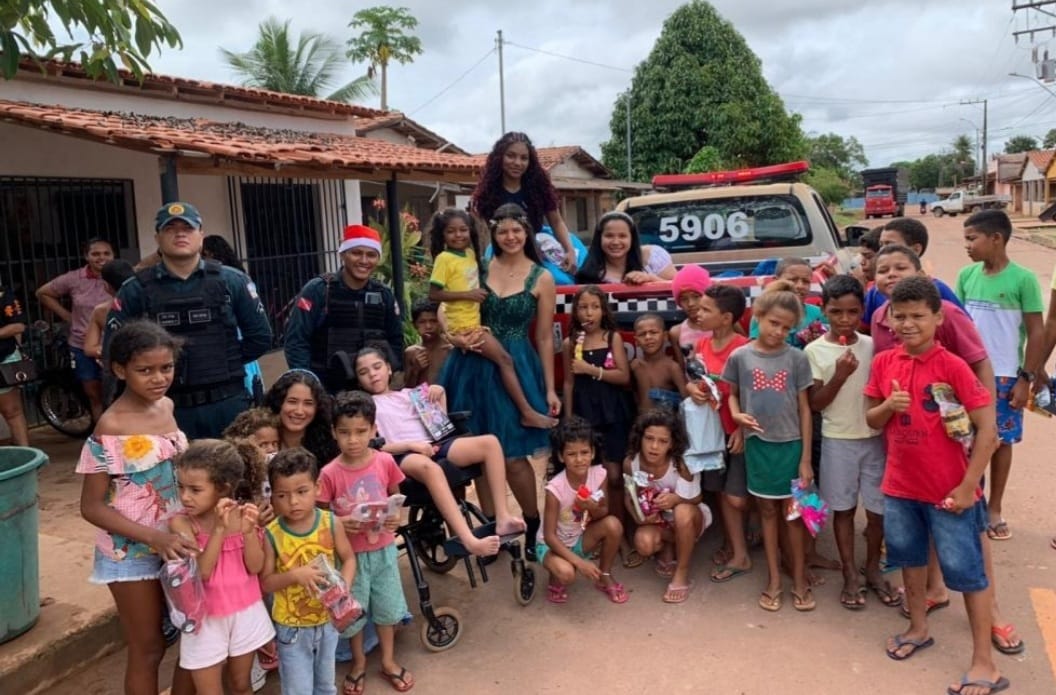 PM promove Natal Solidário em Jacundá e Goianésia do Pará