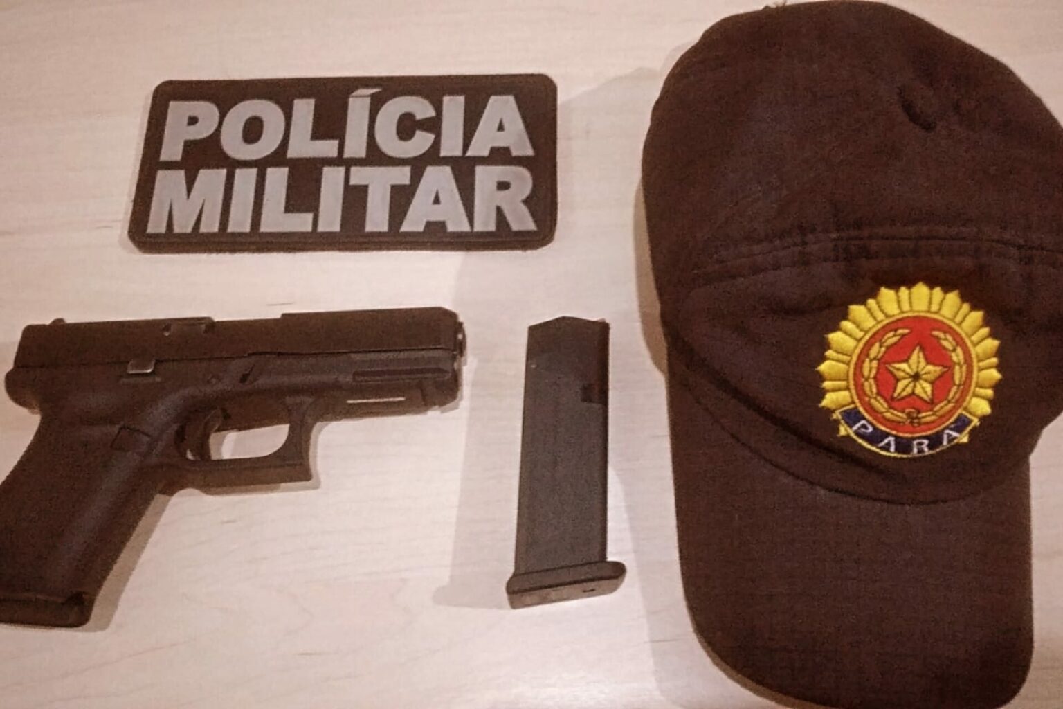 PM recupera arma furtada em Conceição do Araguaia