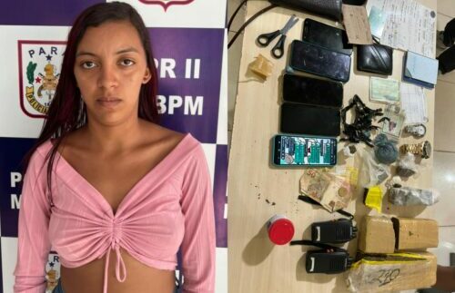 Mulher é flagrada com drogas em Marabá