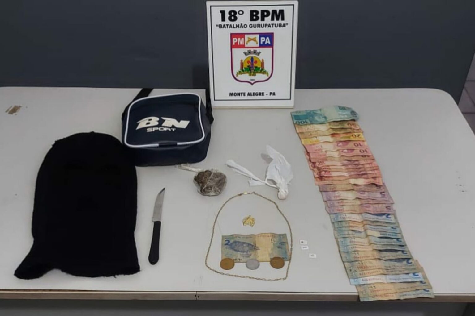 Foragido da Justiça é preso com drogas no Pará