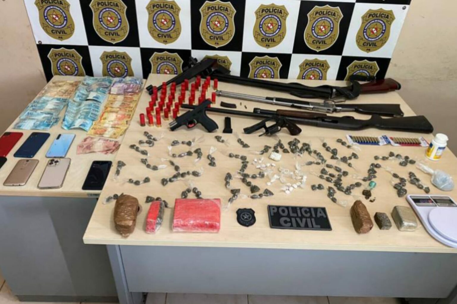 PC deflagra operação contra crime organizado e tráfico de drogas em Tailândia