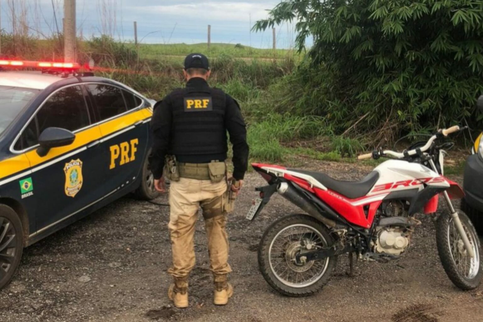 PRF recupera motocicleta roubada em Marabá