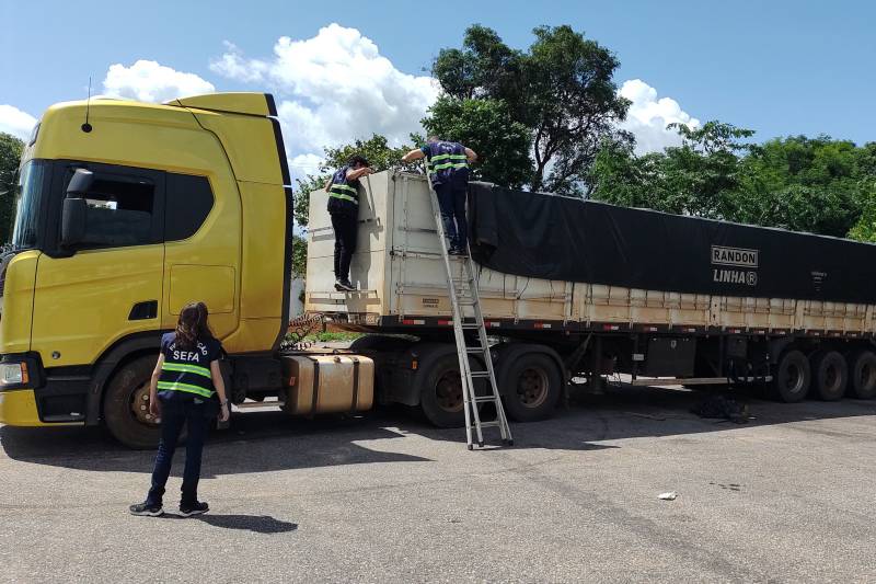 Fiscalização apreende 31 toneladas de minério de cobre em Conceição do Araguaia