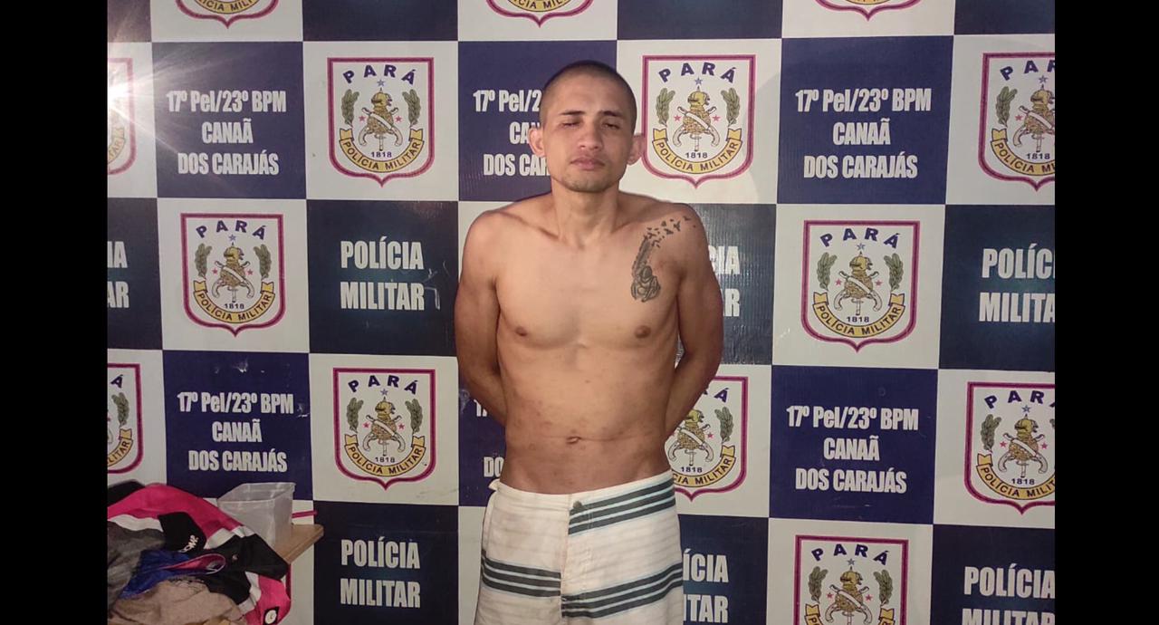 Polícia Militar recaptura foragido da Justiça em Canaã dos Carajás