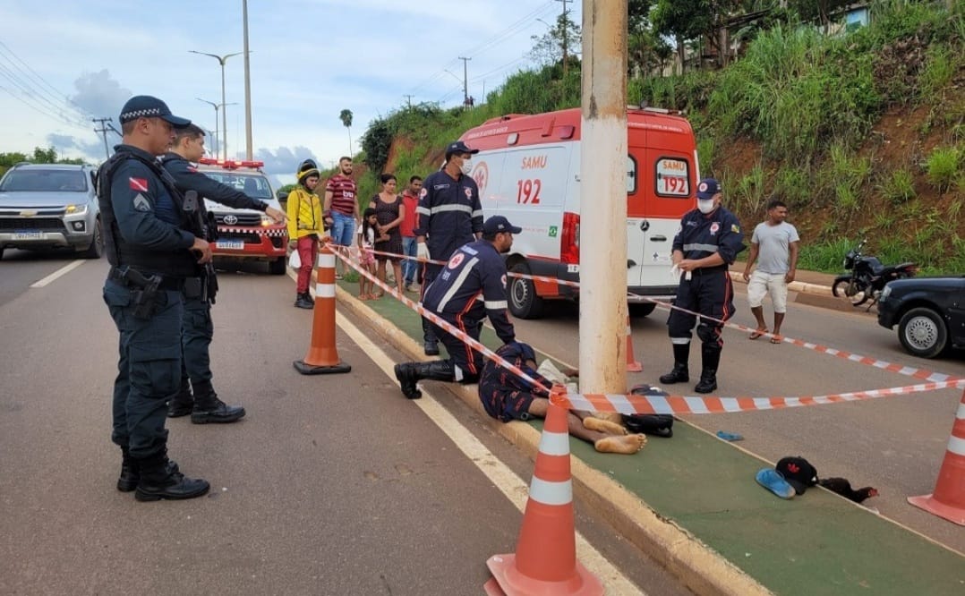 Motociclista morre ao bater a cabeça em poste na zona rural de Parauapebas