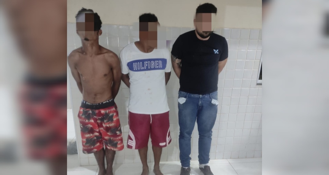 Três homens são presos por suspeita de furto no interior do Pará