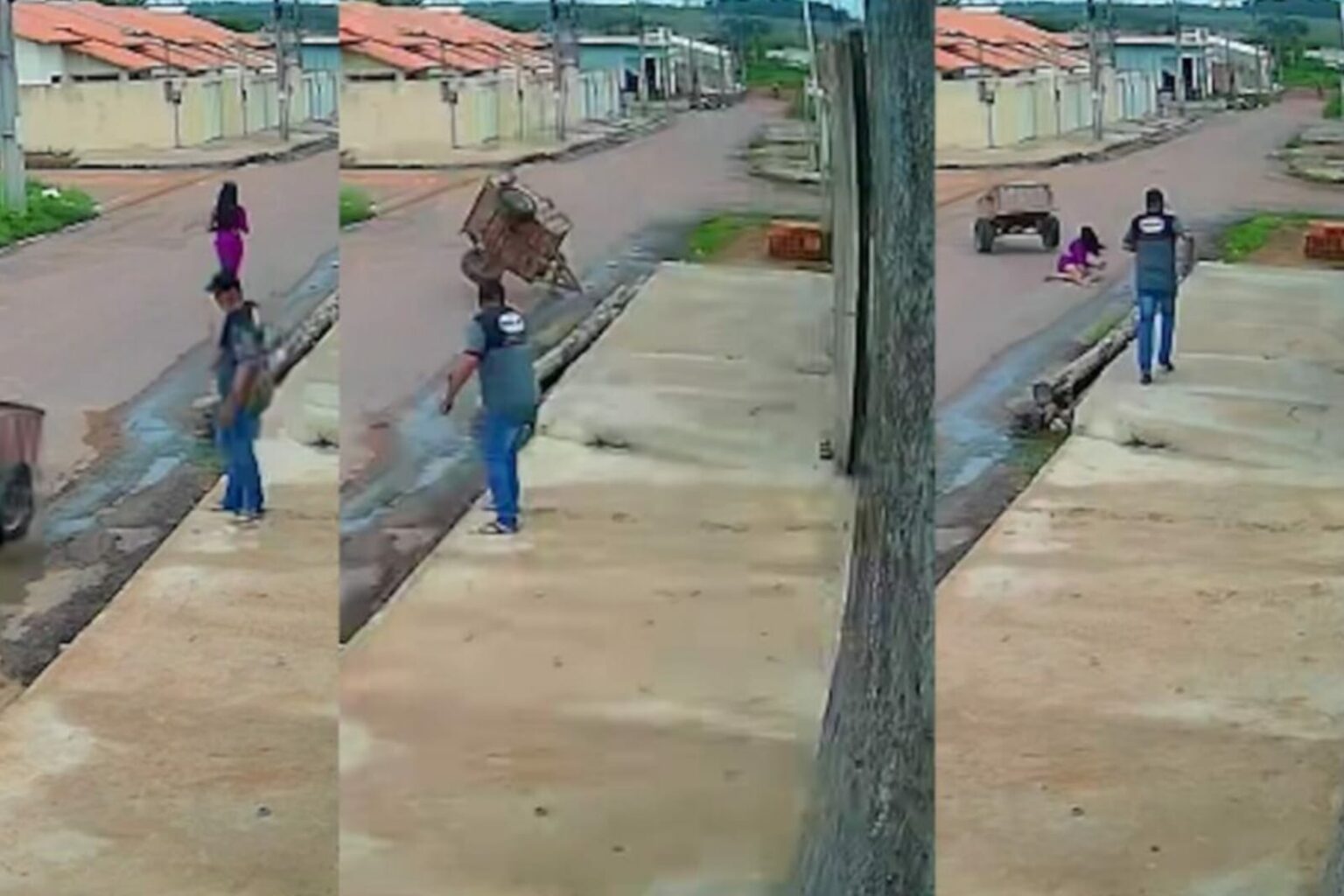 Mulher é atropelada por carro de reboque em Paragominas