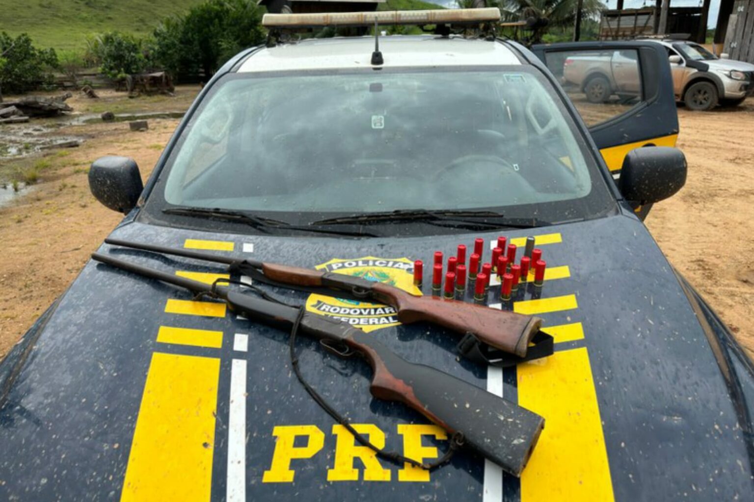 Operação conjunta prende duas pessoas e apreende armas de fogo no Pará