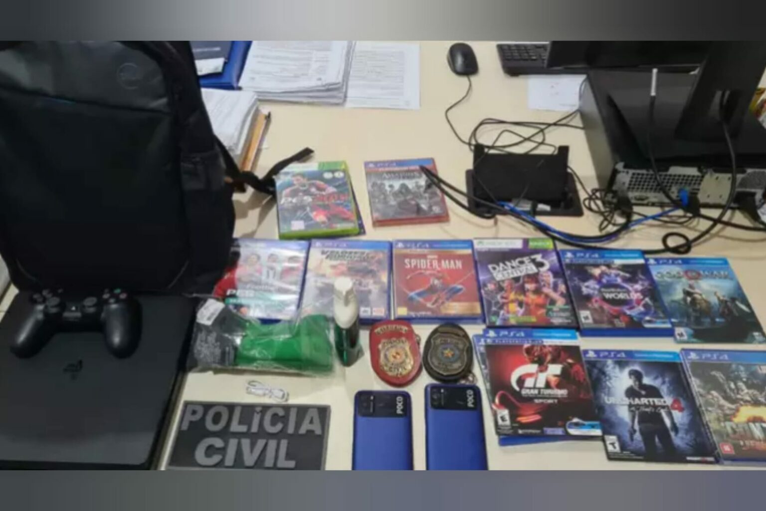 Polícia prende suspeito de furto e recupera videogame em Conceição do Araguaia