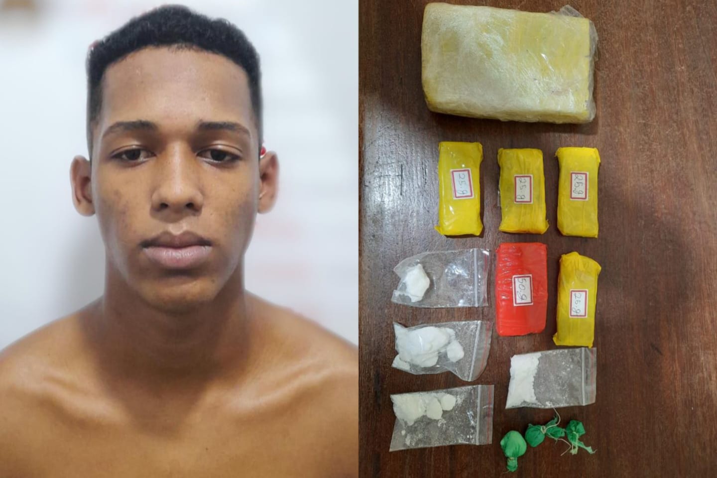 Jovem é preso com drogas e tablet furtado em Marabá