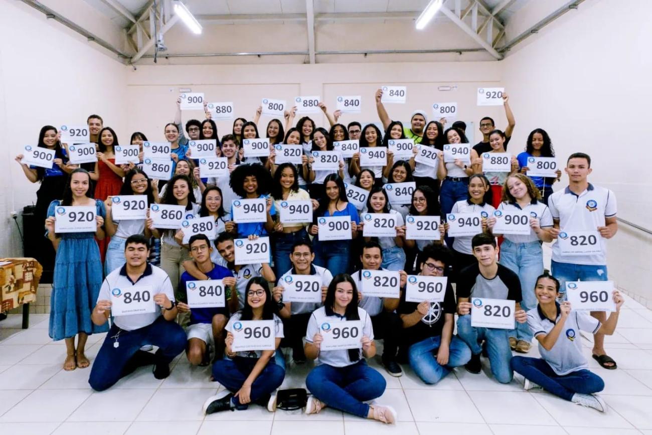 Alunos de escola em Marabá se destacam com notas acima de 800 na Redação do Enem