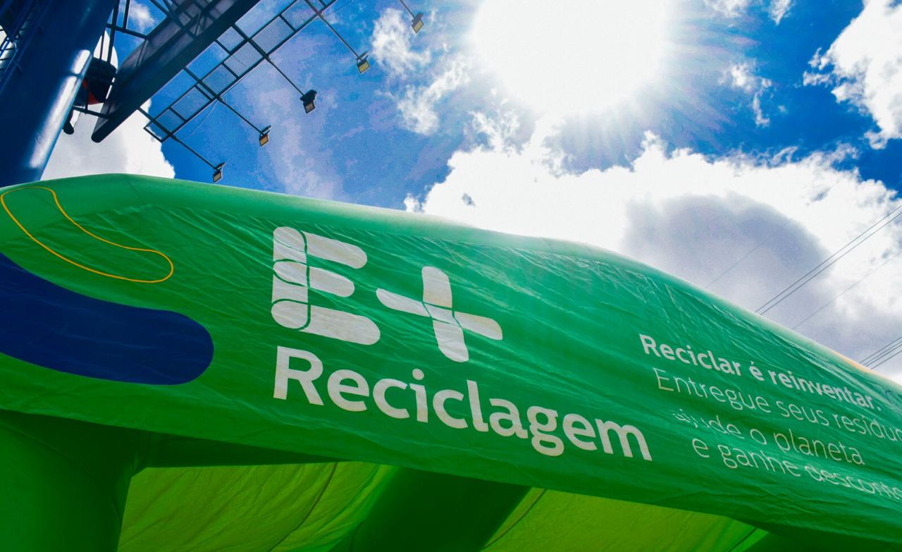Posto na Cidade Nova recebe resíduos recicláveis em troca de descontos na conta de energia