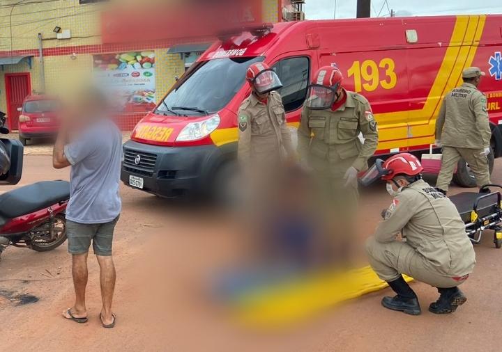 Motocicleta se choca contra caminhão na Rodovia Transamazônica