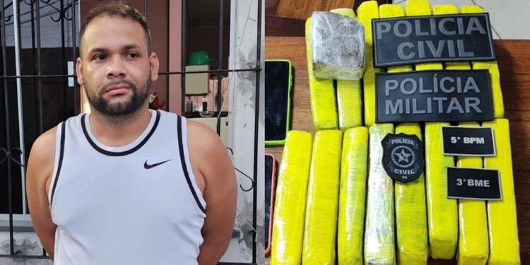 Suspeito de envolvimento em homicídio é preso com 10 quilos de maconha no Pará